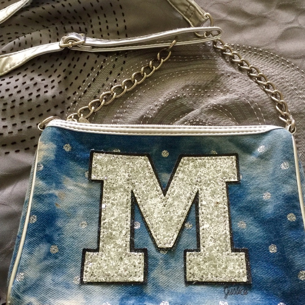 JUSTICE handbag/crossover purse with chain-CUTE!